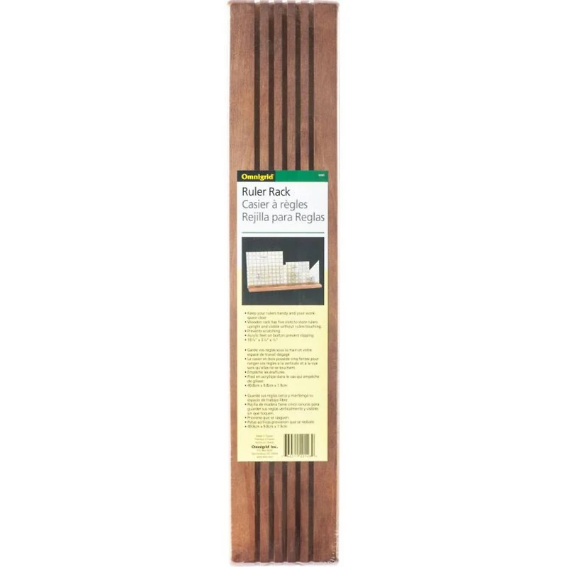 Omnigrid® Wooden Ruler Rack