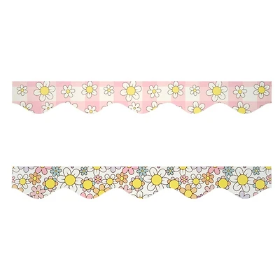 Class Rules! 2.25" x 18" Spring Flower Borders, 12ct. by B2C™