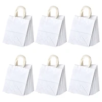 6 Packs: 13 ct. (78 total) Medium White Paper Gift Bags by Celebrate It™