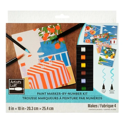 Citrus Kitchen Cocktails Paint Marker-by-Number Kit by Artist's Loft®