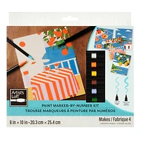 Citrus Kitchen Cocktails Paint Marker-by-Number Kit by Artist's Loft®