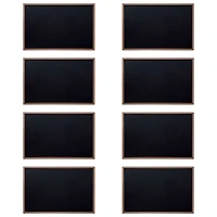 8 Pack: 17" x 23" Framed Chalkboard by B2C®