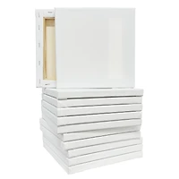 12 Pack 8" x 8" Super Value Canvas by Artist's Loft®