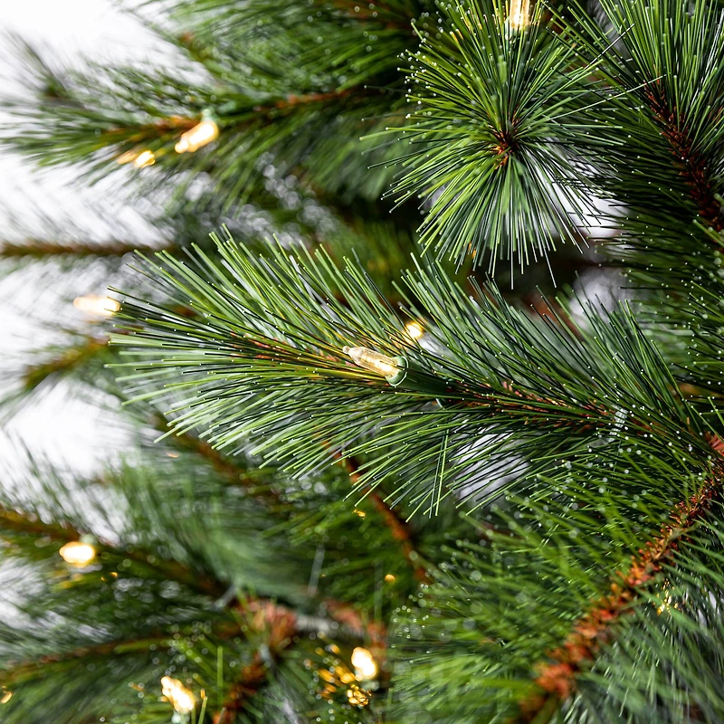 7.5ft. Pre-Lit Rutherford Pine Artificial Christmas Tree, Warm White LED Lights by Ashland®