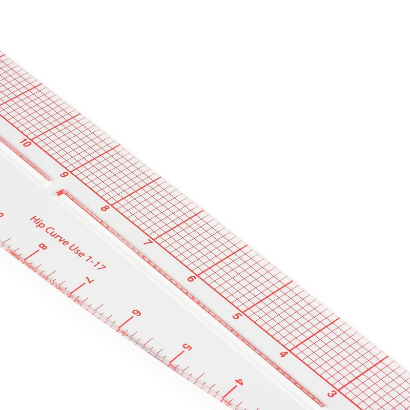 Dritz® Clear Curved & Straight Edge Styling Design Ruler