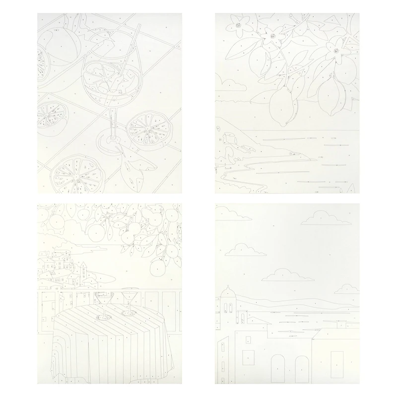 Citrus Kitchen Cocktails Paint Marker-by-Number Kit by Artist's Loft®