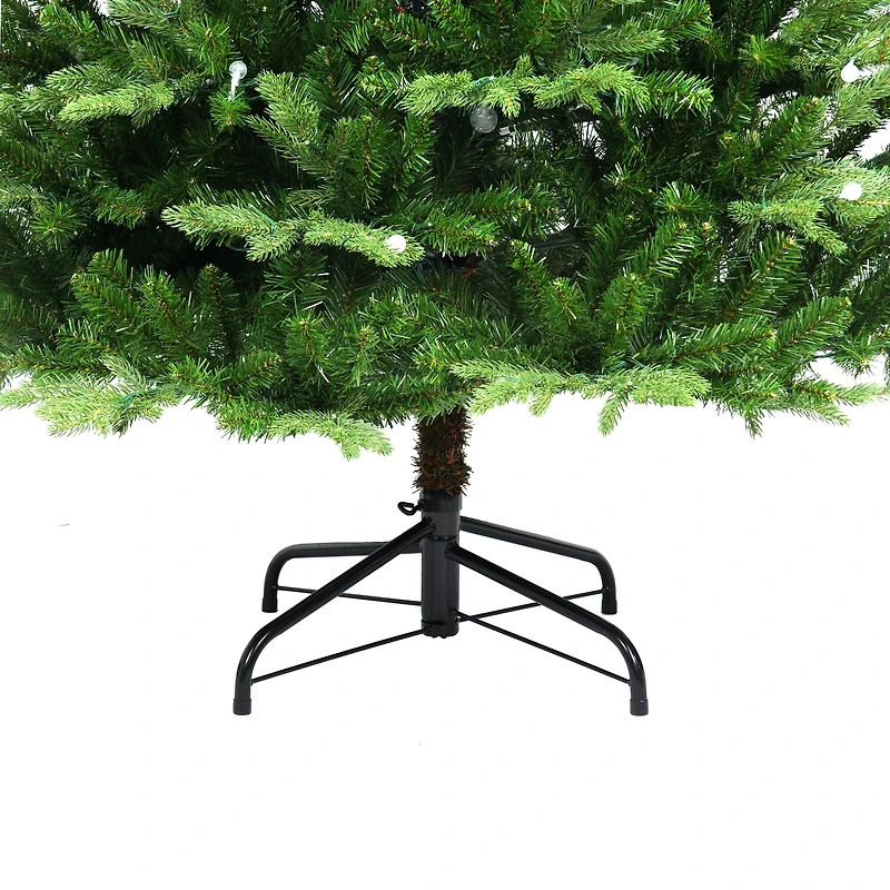 7.5ft. Pre-Lit Dewdrop Spruce Artificial Christmas Tree, Warm White LED Lights by Ashland® - Includes a Tree Storage Bag