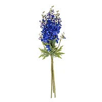 33" Cobalt Delphinium Style Larkspur Artificial Sprays, 3ct.