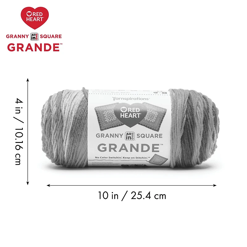 3 Pack Red Heart® All in One™ Granny Square Grande™ Yarn