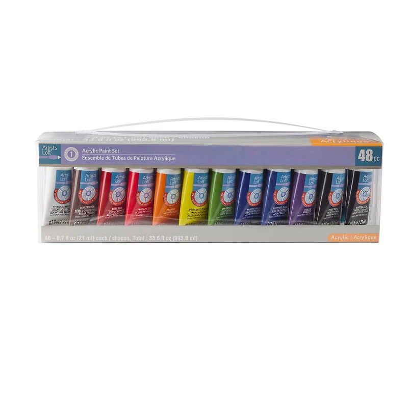 48 Piece Acrylic Paint Tube Set by Artist's Loft™