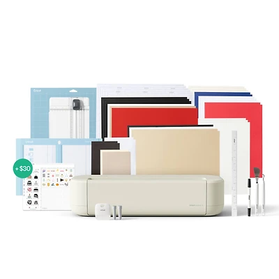 Cricut Explore® 5 in Taupe & Essential Bundle with Digital Content