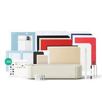 Cricut Explore® 5 in Taupe & Essential Bundle with Digital Content