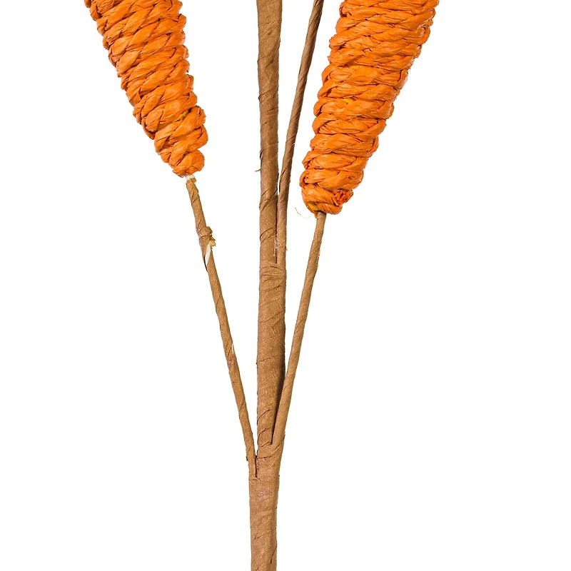 26" Artificial Orange Carrot Spray, 2ct.
