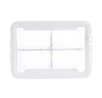 Ezy Storage Tall 4-Compartment Storage Box