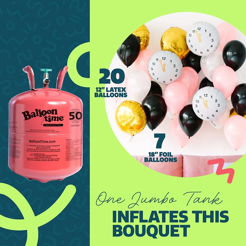 Balloon Time® Jumbo Helium Tank
