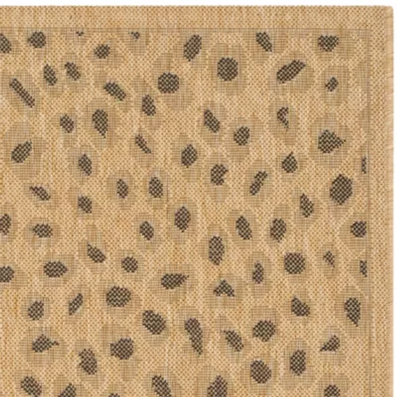 Safavieh Courtyard Collection Allison Animal Indoor/Outdoor Runner Rug