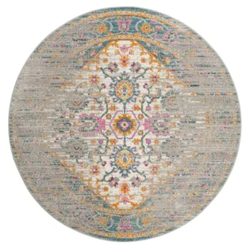Safavieh Madison Collection Anuki Oriental Round Area Rug