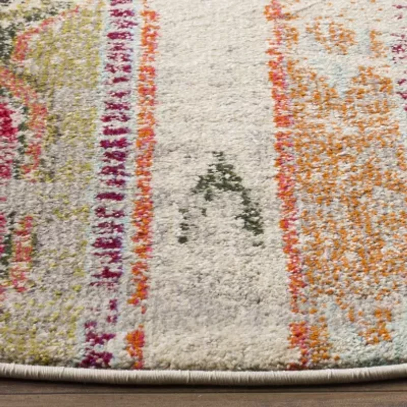 Safavieh Monaco Collection Cedric Abstract Round Area Rug