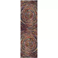Safavieh Freeman Geometric Shag Rectangular Runner