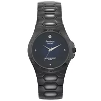 Armitron® Mens Black Stainless Watch