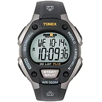 Timex® Ironman Mens Black Digital Chronograph Watch 5E901