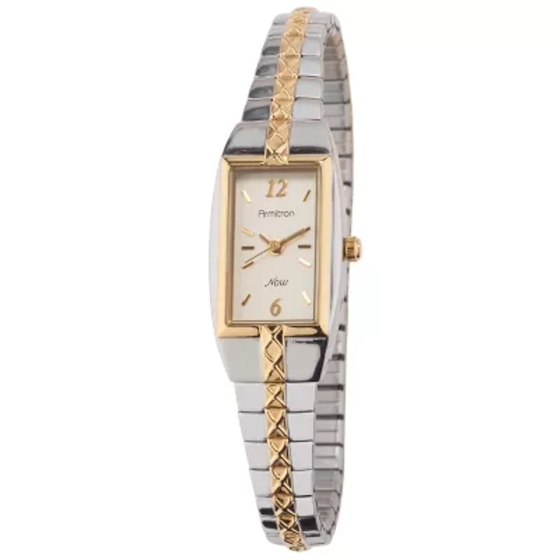 Armitron® Womens Rectangle Expansion Band Watch