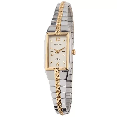 Armitron® Womens Rectangle Expansion Band Watch