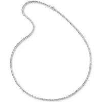 14K White Gold 18" Singapore Chain
