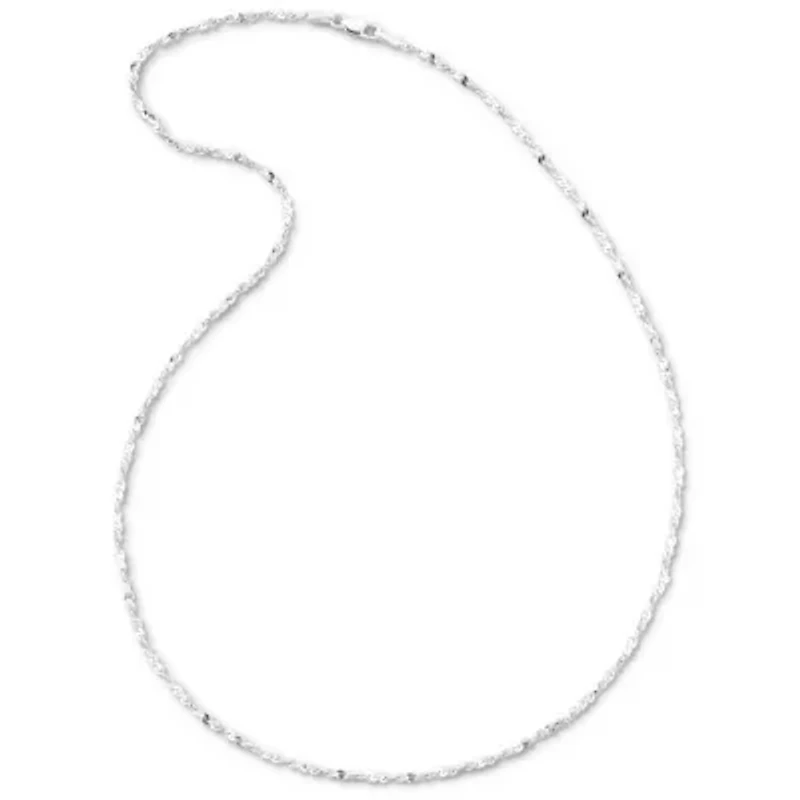 Made in Italy Silver 18-20" 2mm Serpentine Chain