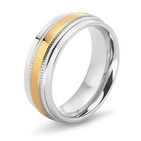 Mens Wedding Band, 8mm Comfort Fit