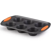 Rachael Ray® Yum-o! Nonstick Bakeware Oven Lovin’ 6-Cup Muffin Pan