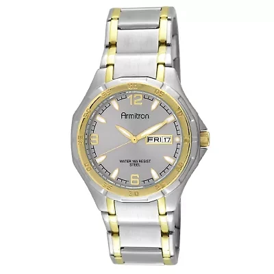 Armitron® Mens Two-Tone Stainless Steel Watch