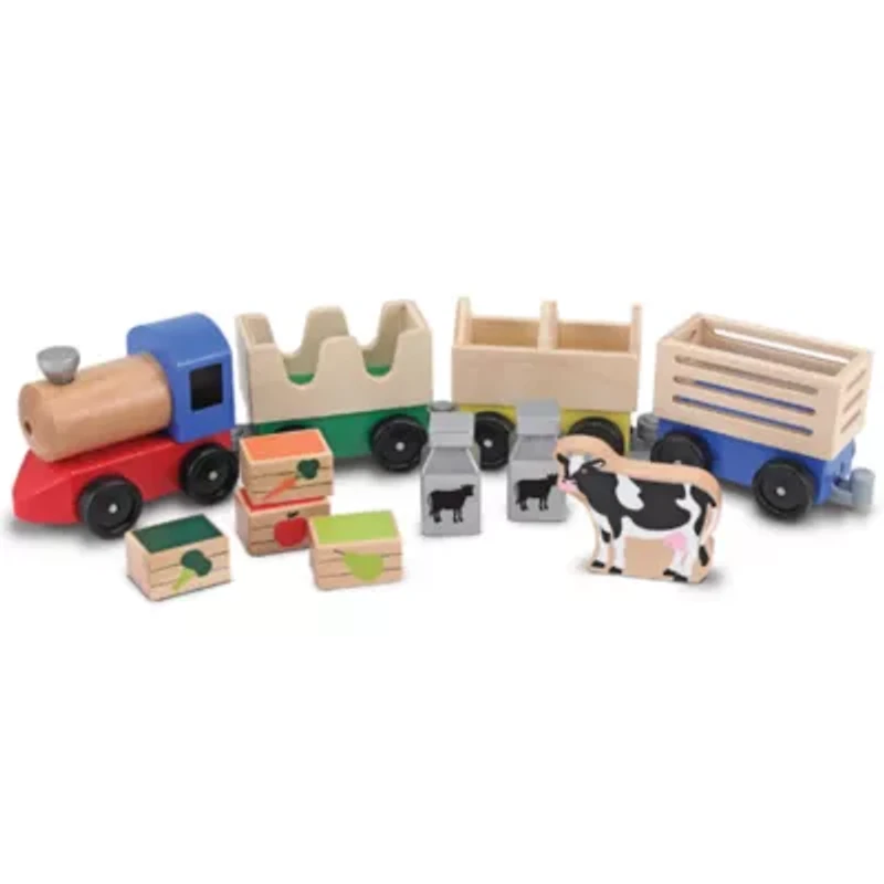 Melissa & Doug Farm Train Interactive Toy