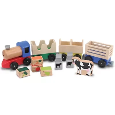 Melissa & Doug Farm Train Interactive Toy