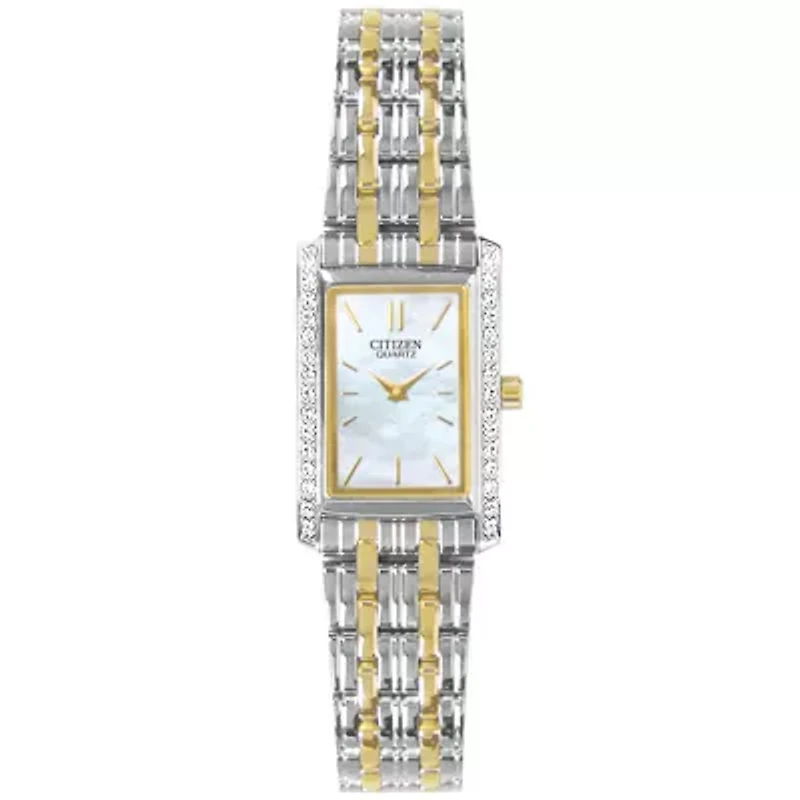 Citizen® Womens Two-Tone Watch EK1124-54D