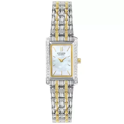 Citizen® Womens Two-Tone Watch EK1124-54D