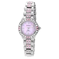 Armitron® Womens Silver-Tone Watch w/ Crystals
