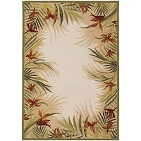 Couristan® Tropics Garden Indoor/Outdoor Rectangular Rug