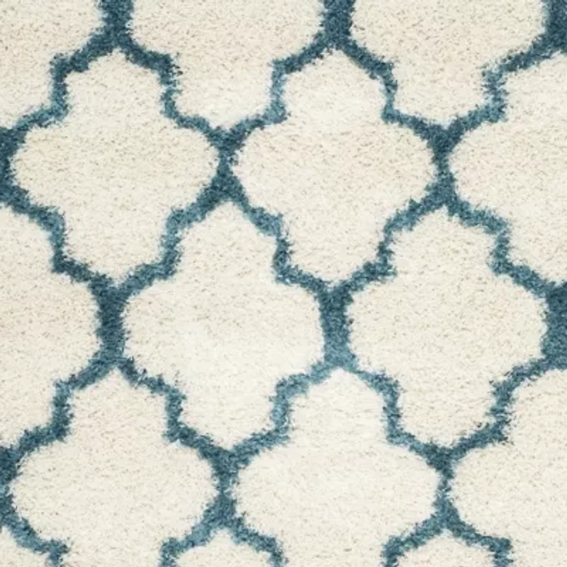 Safavieh Shag Kids Collection Crofton Geometric Runner Rug