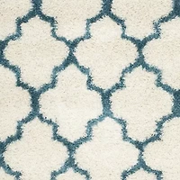 Safavieh Shag Kids Collection Crofton Geometric Runner Rug