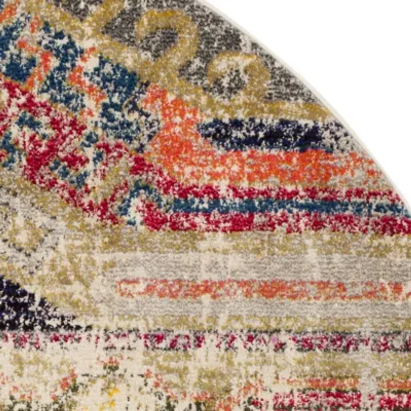 Safavieh Monaco Collection Cedric Abstract Round Area Rug