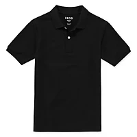 Izod Exclusive Pique Little & Big Kid Boys Short Sleeve Regular Fit Stretch Fabric Polo Shirt