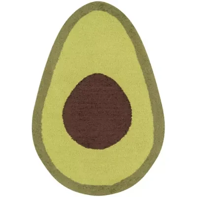 Novogratz Cucina Avocado Hooked Indoor Oval Accent Rug