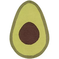 Novogratz Cucina Avocado Hooked Indoor Oval Accent Rug