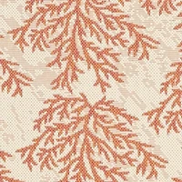 Safavieh Courtyard Collection Omar Floral Indoor/Outdoor Area Rug