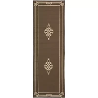 Safavieh Courtyard Collection Keane Oriental Indoor/Outdoor Runner Rug