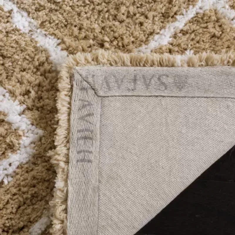 Safavieh Toronto Shag Collection Mabelle Geometric Area Rug