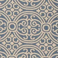 Safavieh Linden Collection Barnes Geometric Round Area Rug