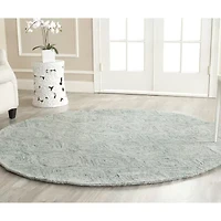 Safavieh Ikat Collection Cheshunt Geometric Round Area Rug