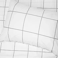 Sweet Home Collection™ Window Pane Printed Sheet Set, Deluxe Ultra Soft, Double Brushed Microfiber with Bonus Pillowcases